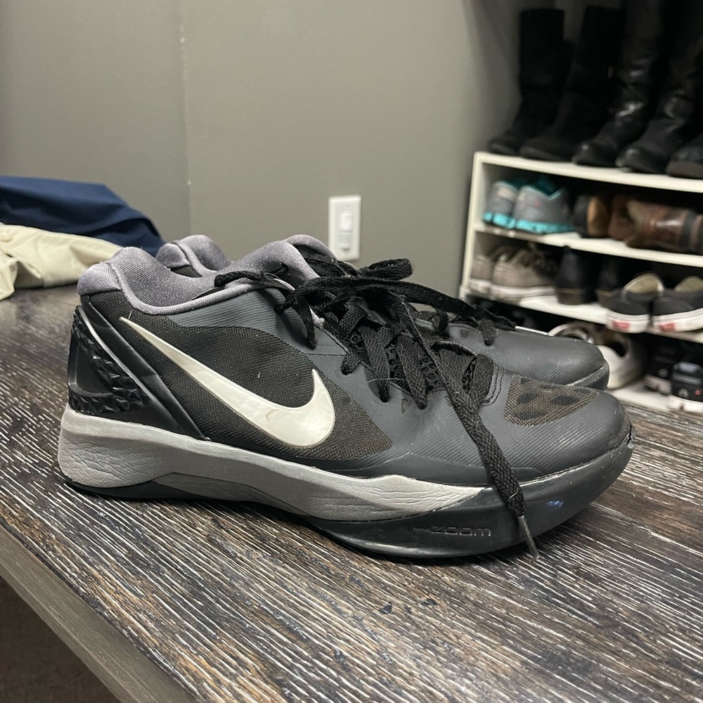 Nike Charcoal and White Athletic Shoes